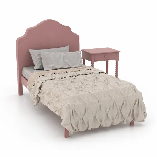 Classic Pink Kids Bed Set