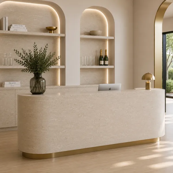 Cream Limestone Marble Texture back