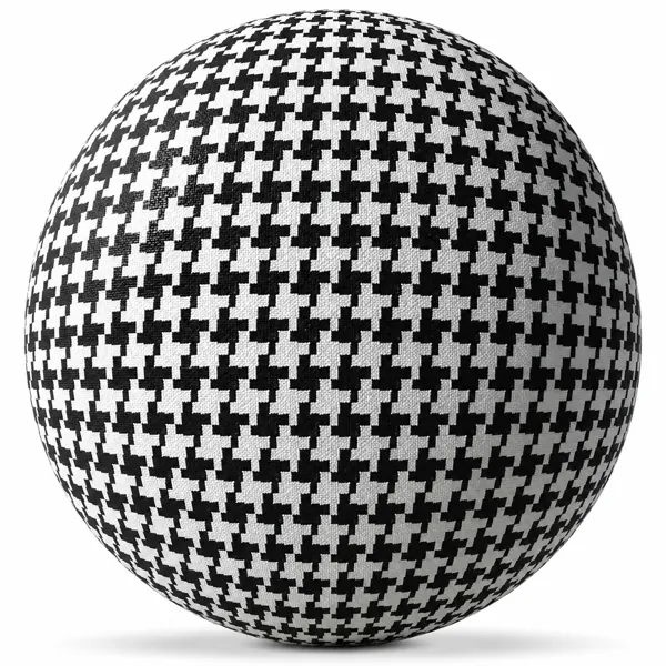 Classic Houndstooth Fabric Texture