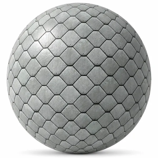 Hexagonal Concrete Tile Texture