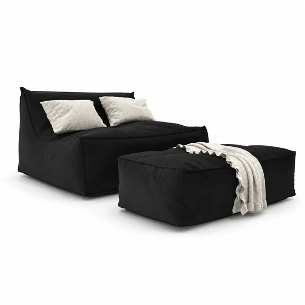 Modern Lounge Chair & Ottoman