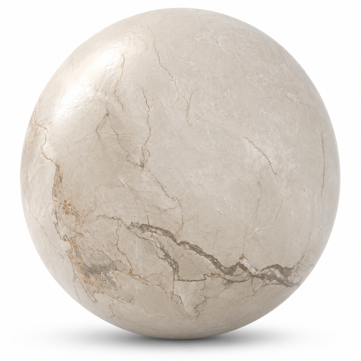 Cream Veined Ceramic Texture