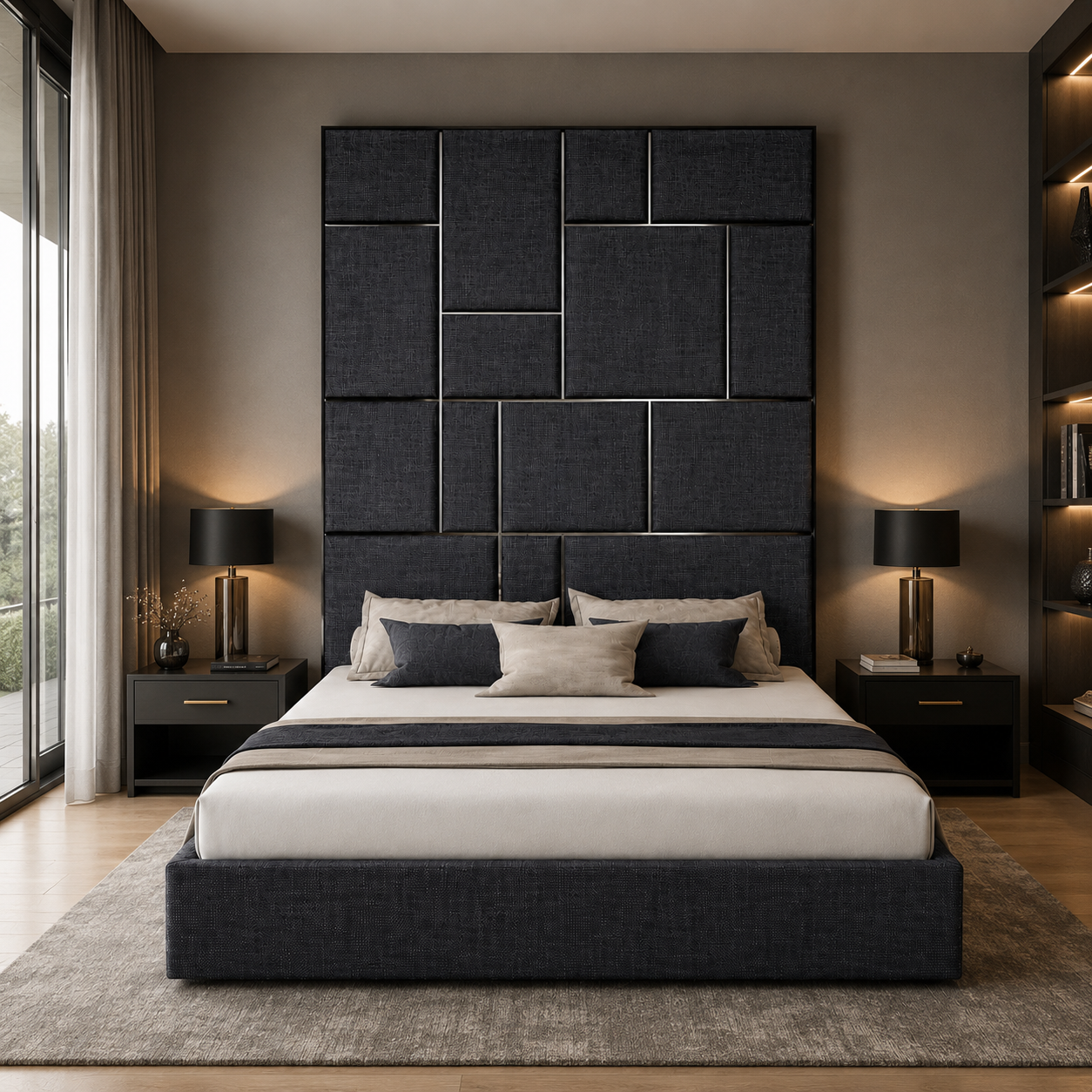 Grid Panel Bed 4