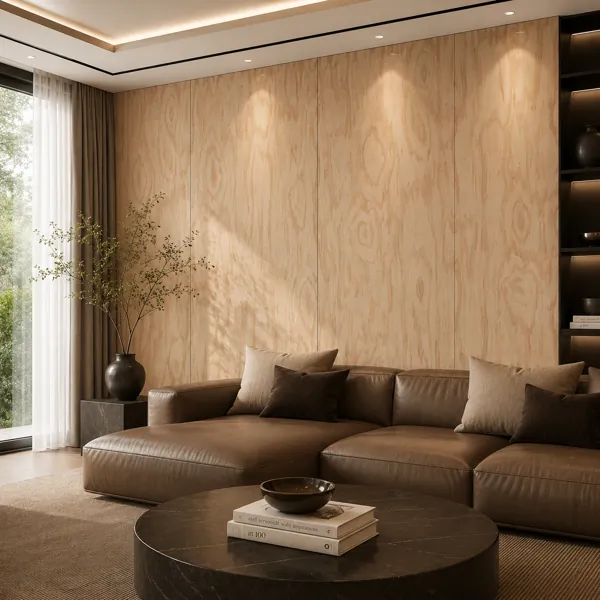 Natural Plywood Wood Texture back