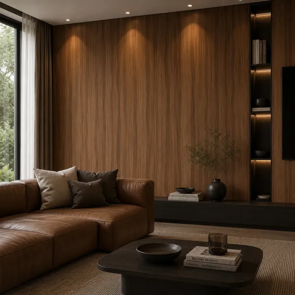 Rich Walnut Wood Texture back