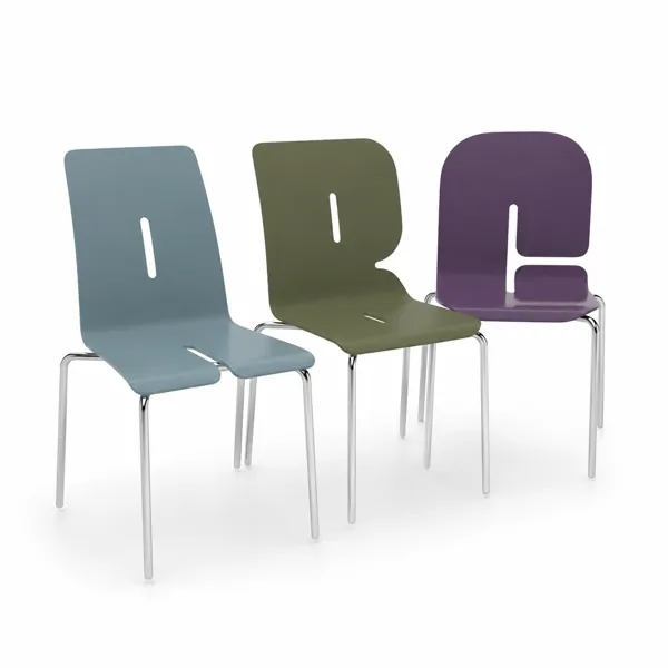 Modern Stackable Chair Set
