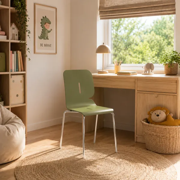 Modern Stackable Chair Set back