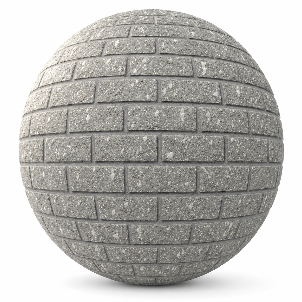 Gray Terrazzo Brick Texture