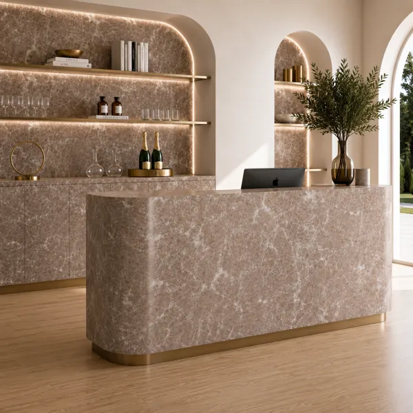 Taupe Spider Marble Texture back