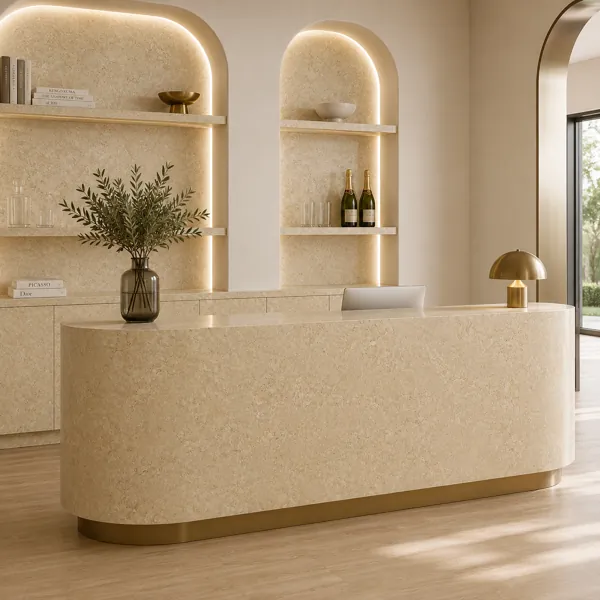 Soft Beige Limestone Marble Texture back