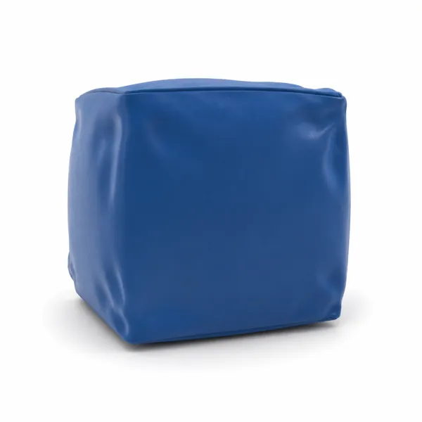 Blue Cube Pouf