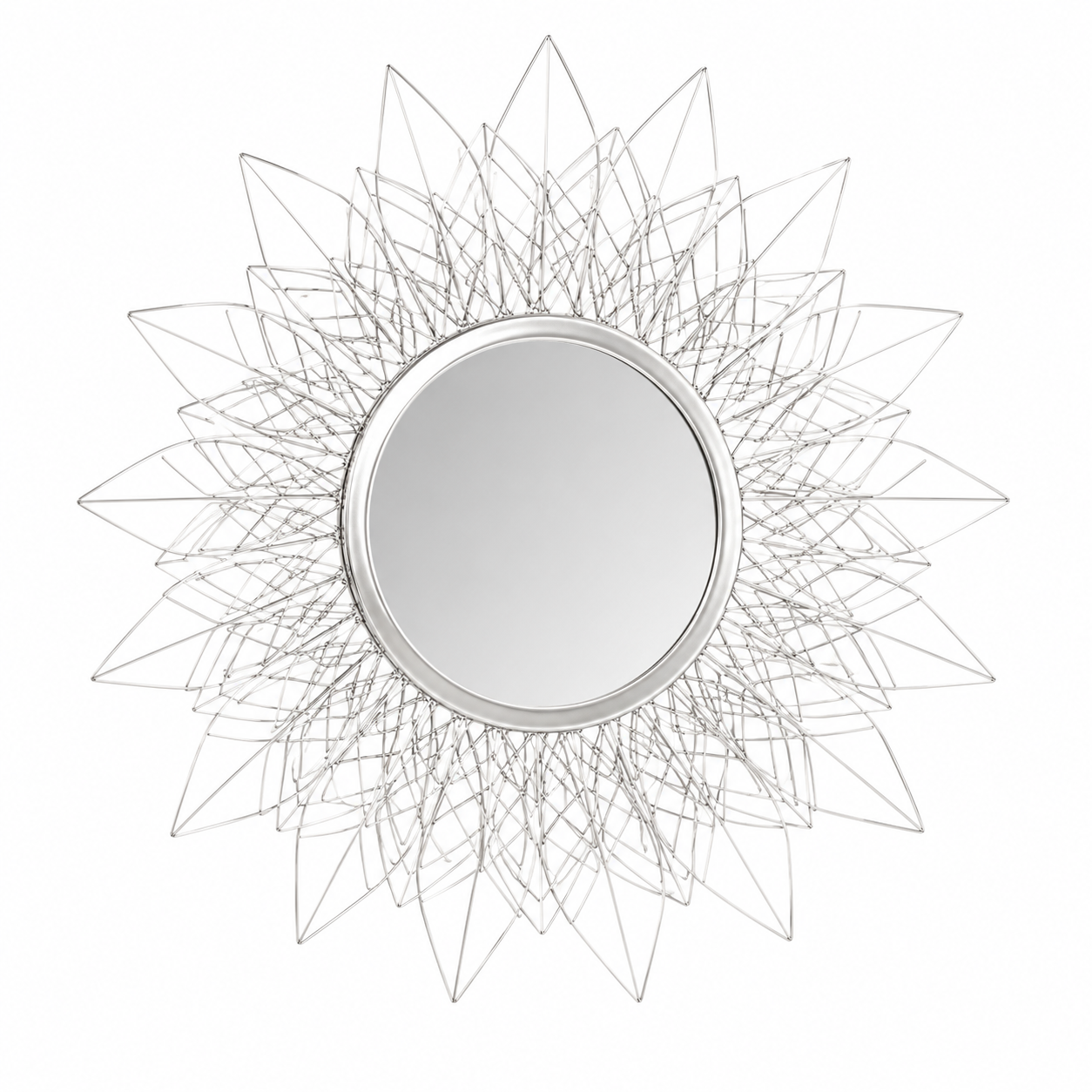 Sunburst Wire Wall Mirror 1