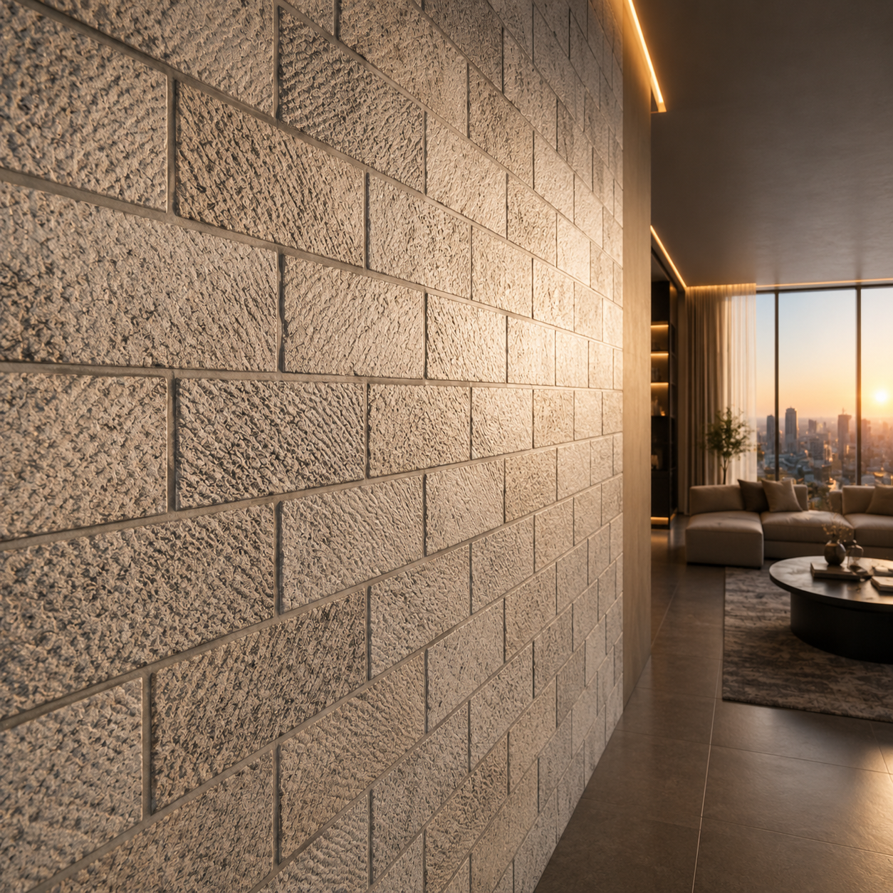 Light Beige Stone Brick Texture 2
