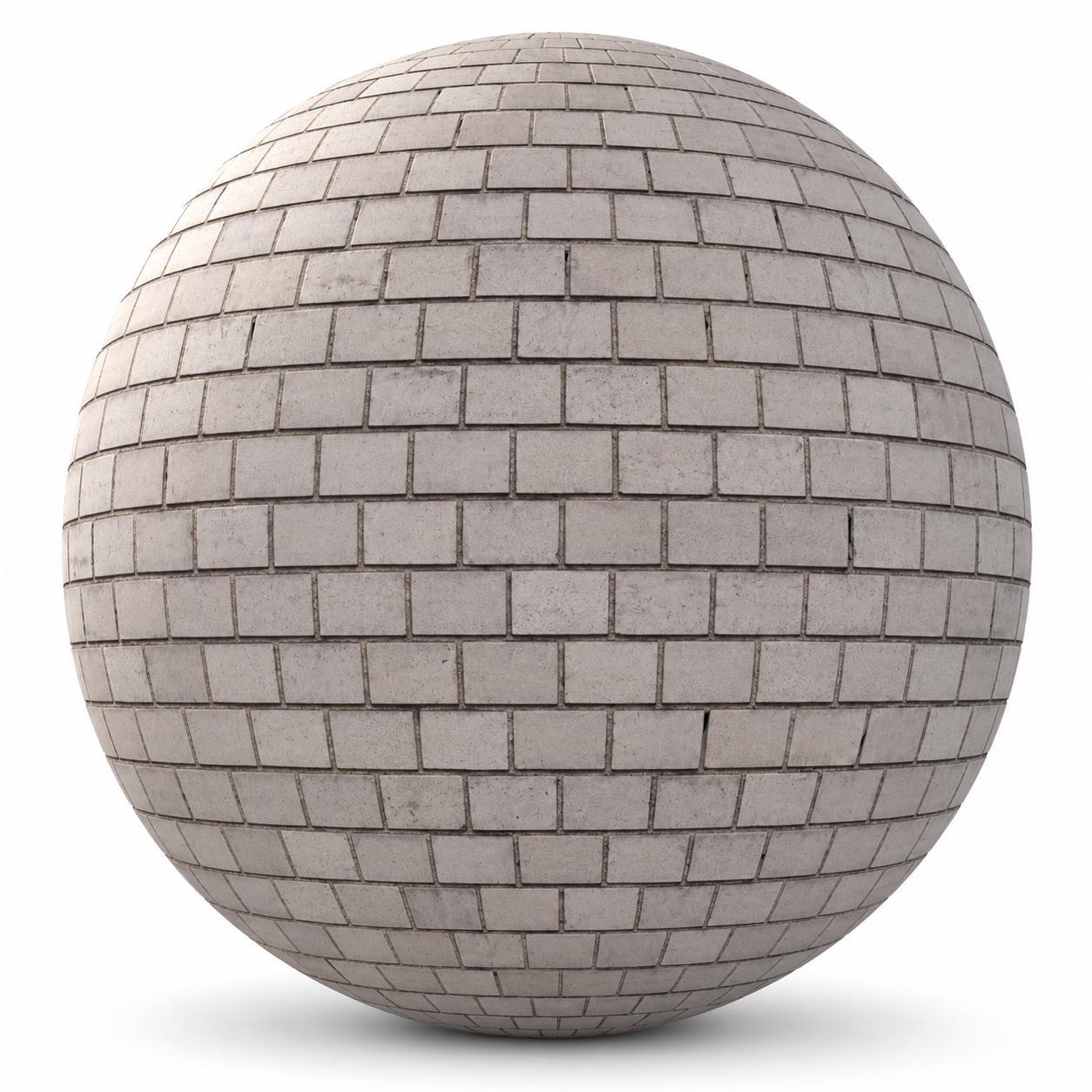 Light Limestone Brick Texture – Running Bond Pattern 1