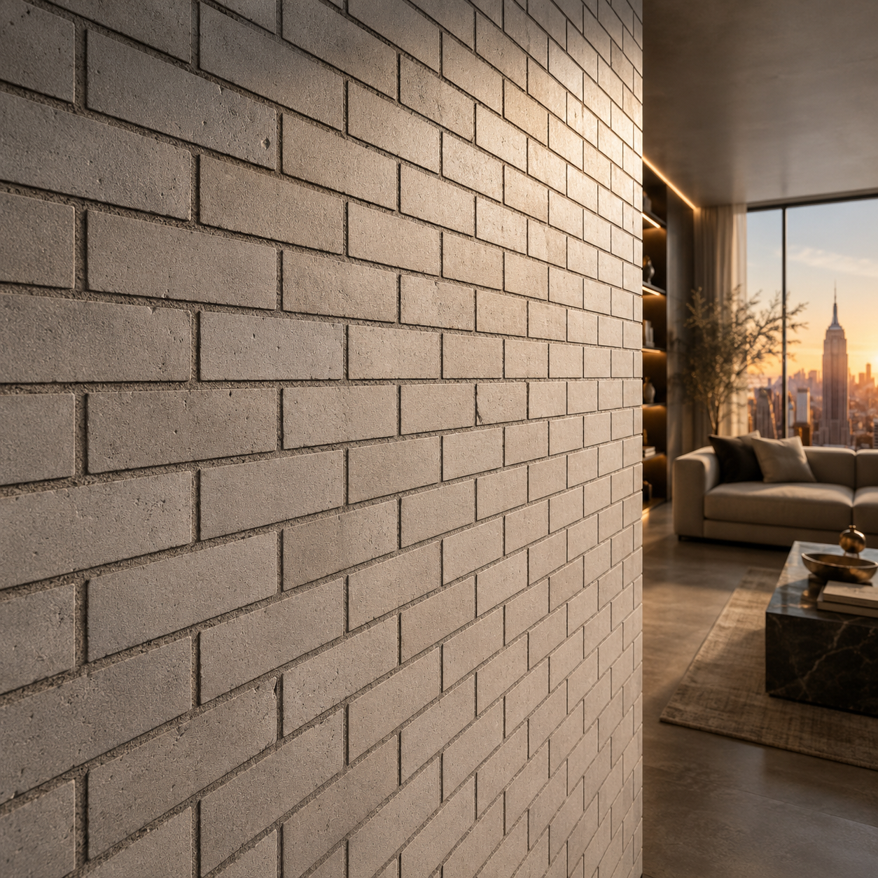 Light Limestone Brick Texture – Running Bond Pattern 2