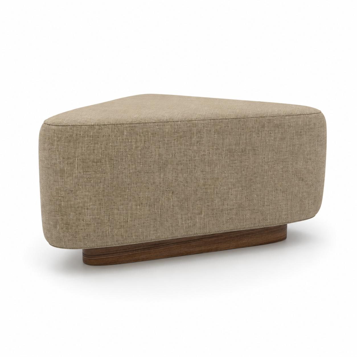 Modern Beige Ottoman Bench