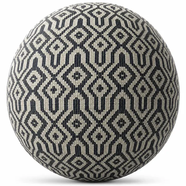 Geometric Woven Fabric Texture