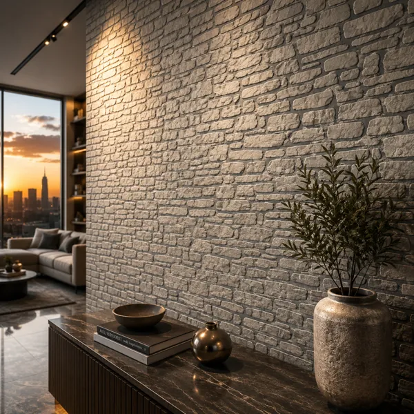 Light Limestone Brick Texture back