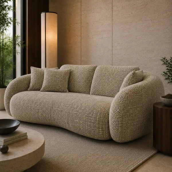 Natural Linen Fabric Texture back