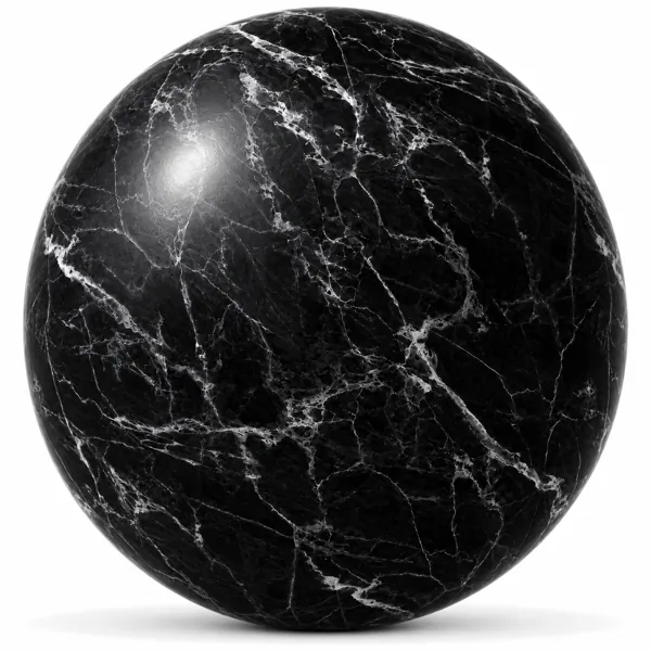 Black White Vein Marble Texture