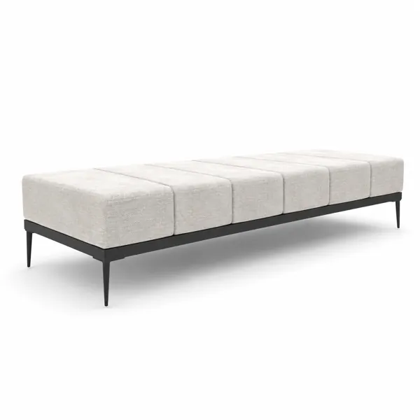 Modern Upholstered Lounge Bench