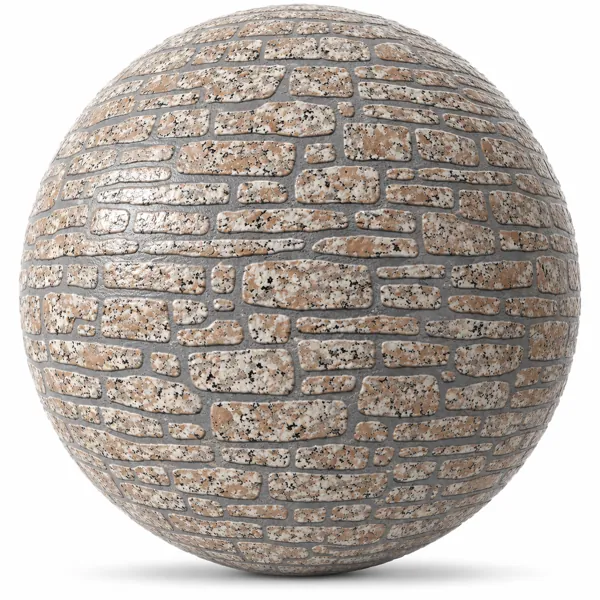 Beige Granite Brick Texture