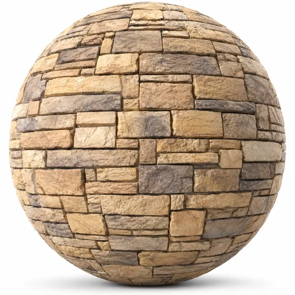 Rustic Stacked Stone Texture