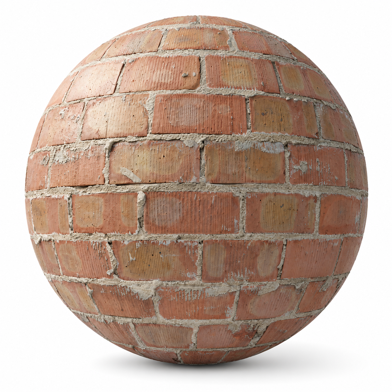 Weathered Clay Brick Wall 1