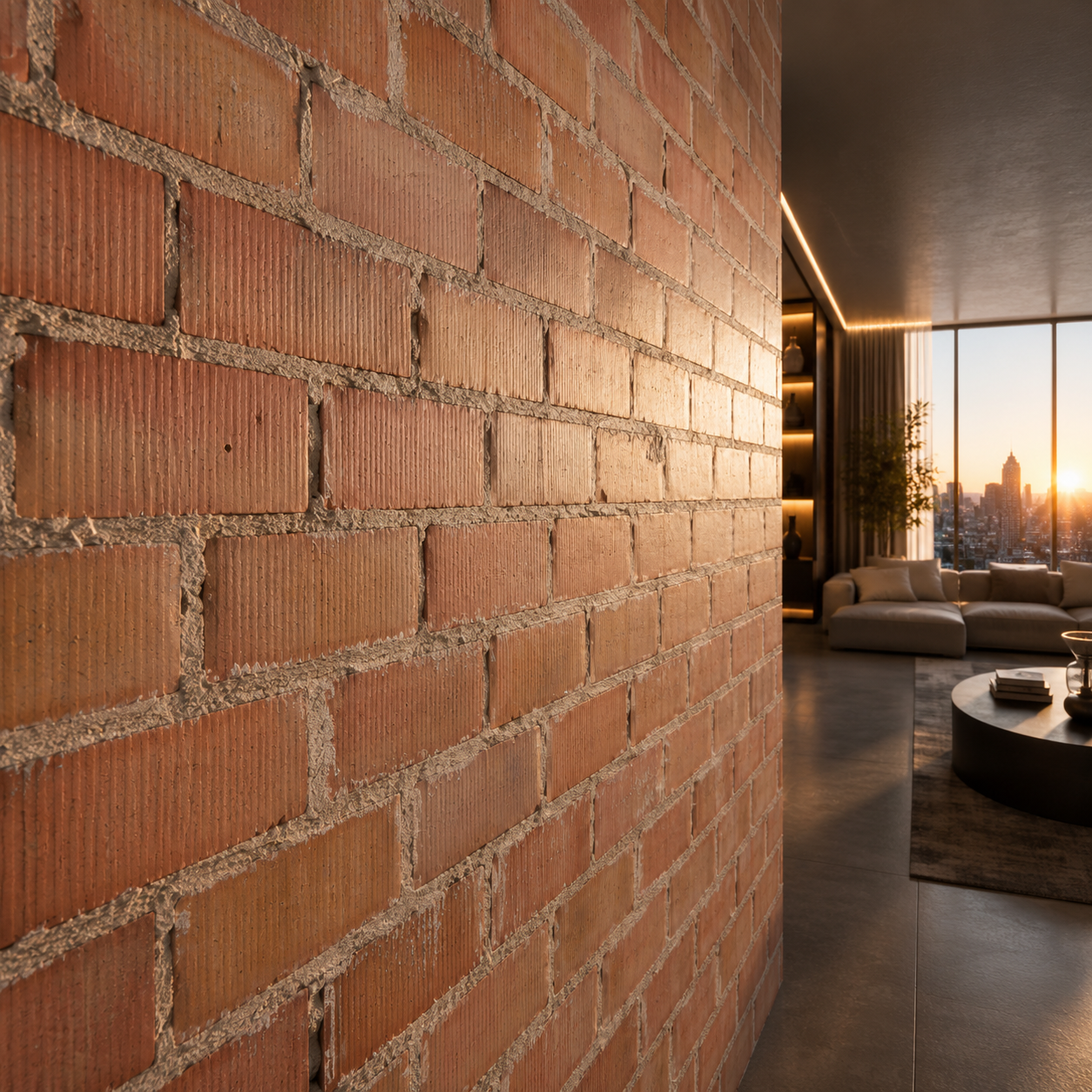 Weathered Clay Brick Wall 2