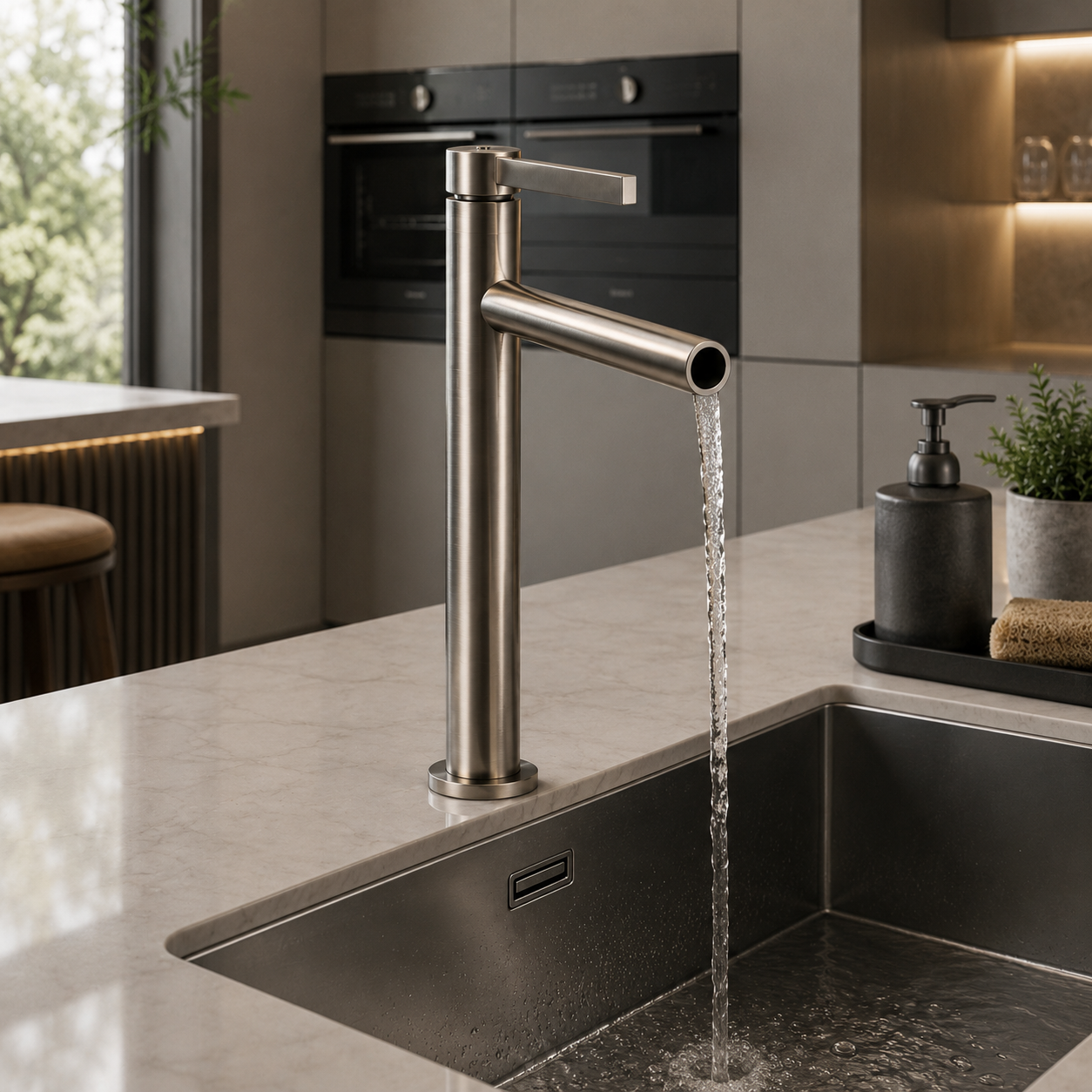 Tall Kitchen Faucet 2