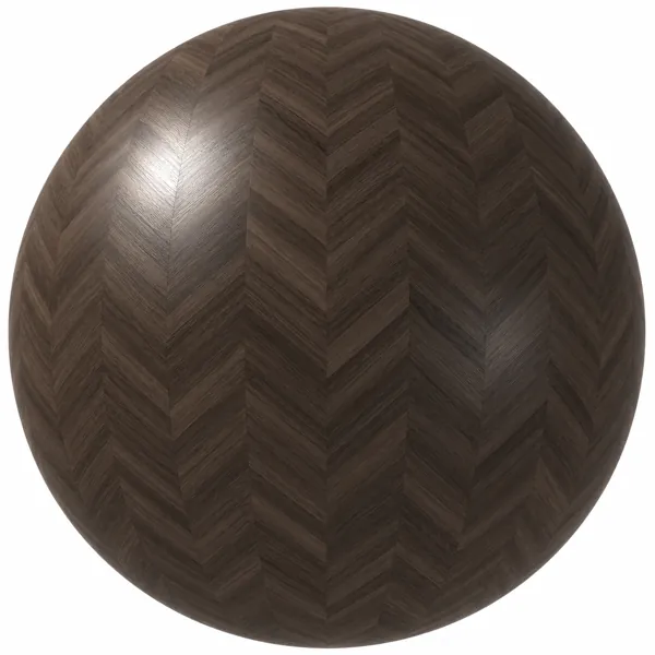 Dark Chevron Wood Parquet
