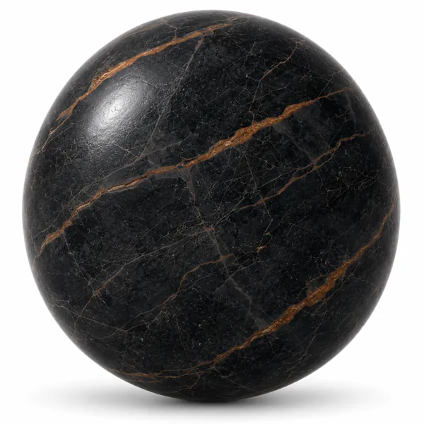 Black Copper Veined Ceramic Texture